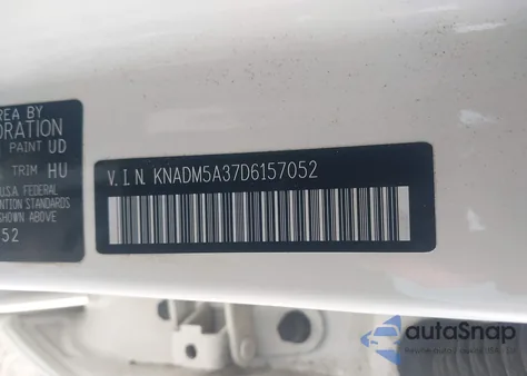 2013 Kia Rio Lx from USA, damaged, VIN KNADM5A37D6157052